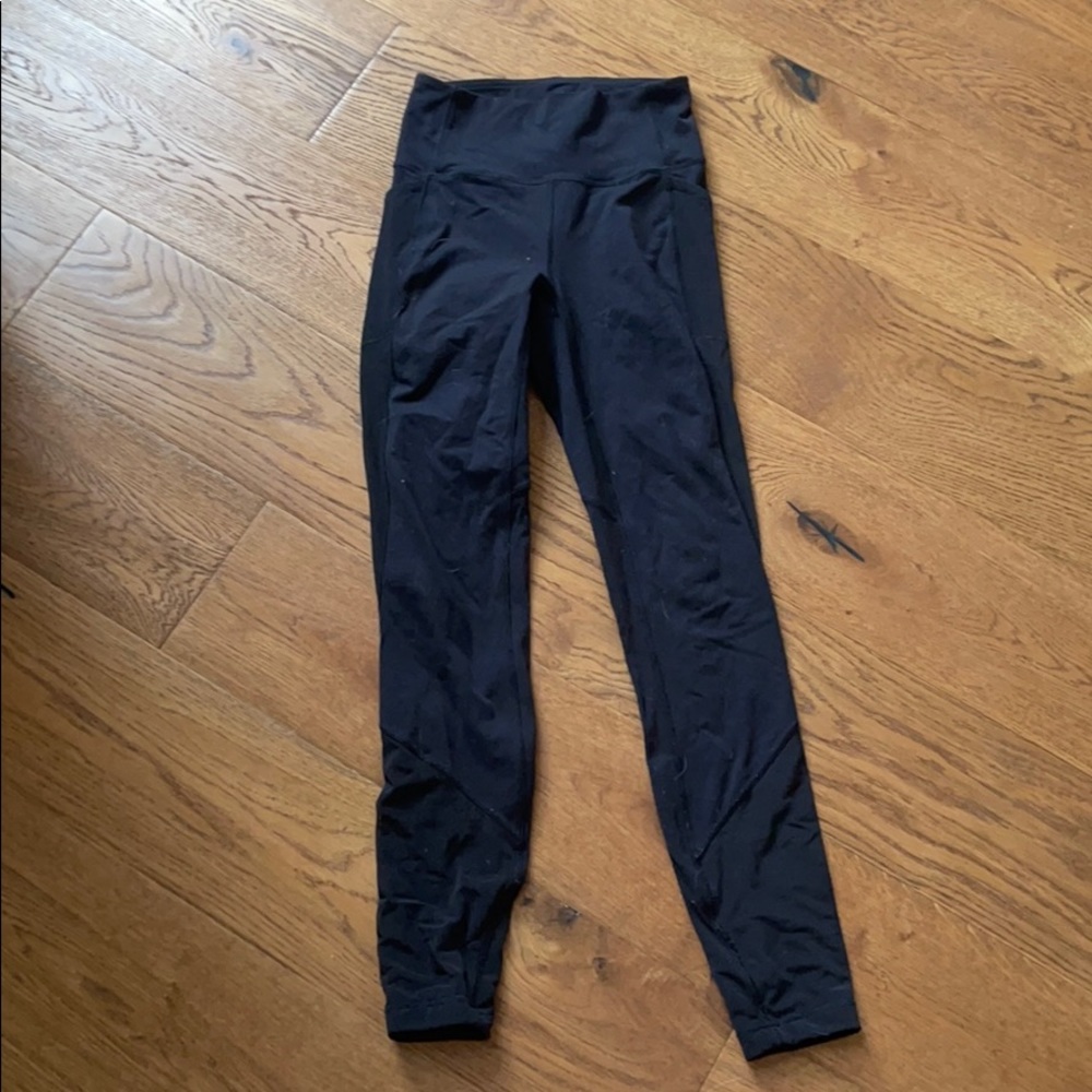 Lululemon Leggings with Mesh Detail